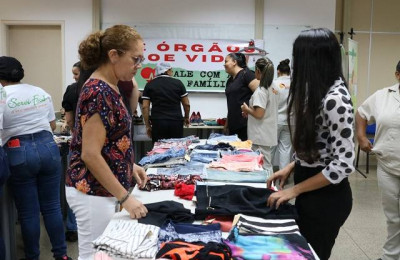 Projeto Ser TCE Solidário promove bazar beneficente no encerramento da campanha